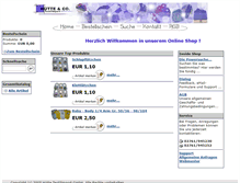Tablet Screenshot of huette-textilimport.de
